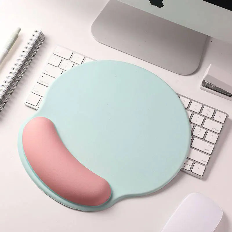 Tapis de souris doux en mousse à mémoire