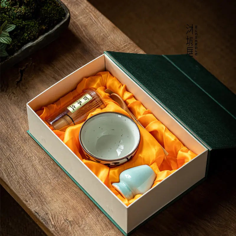 Matcha Traditionnel en Bambou