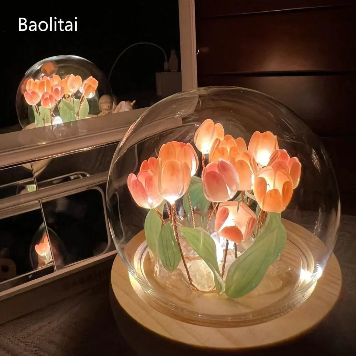 Veilleuse Tulipe Fait Main