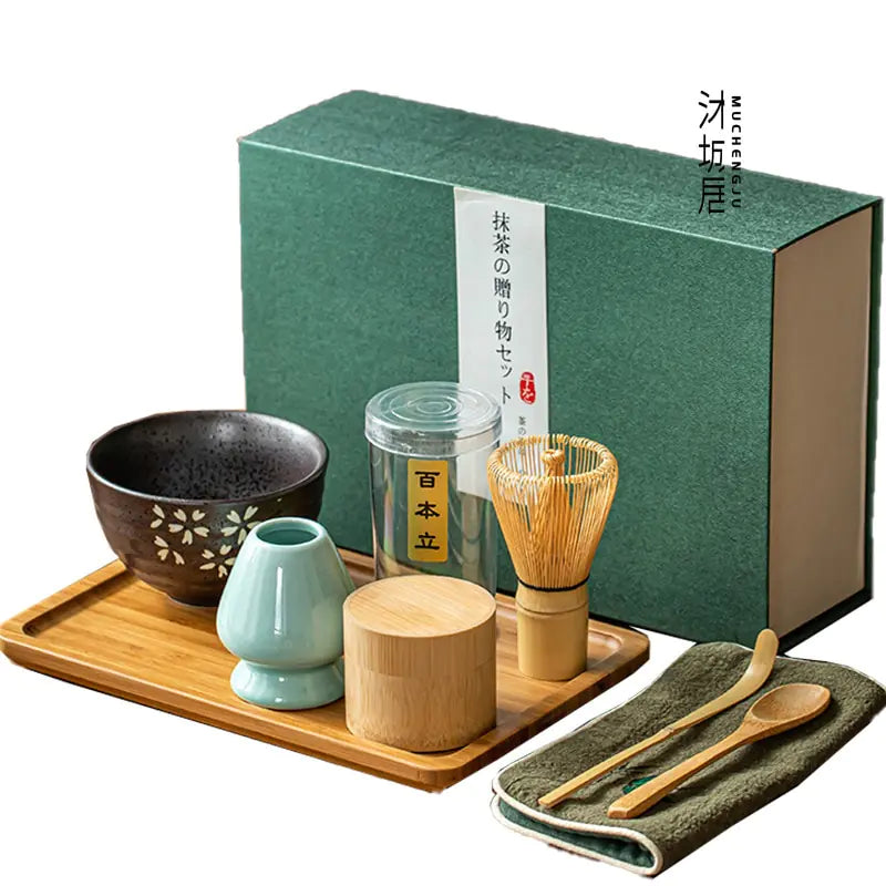 Matcha Traditionnel en Bambou