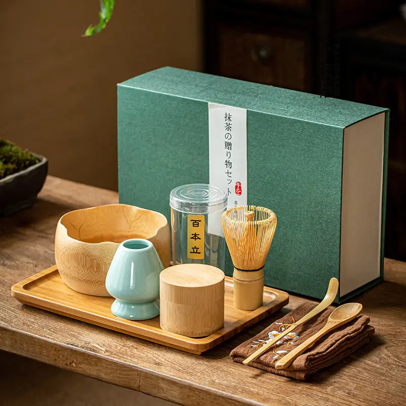 Matcha Traditionnel en Bambou