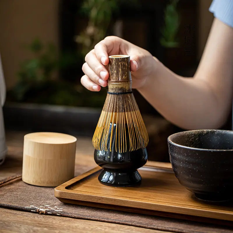 Matcha Traditionnel en Bambou