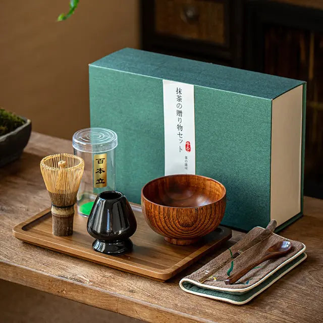 Matcha Traditionnel en Bambou