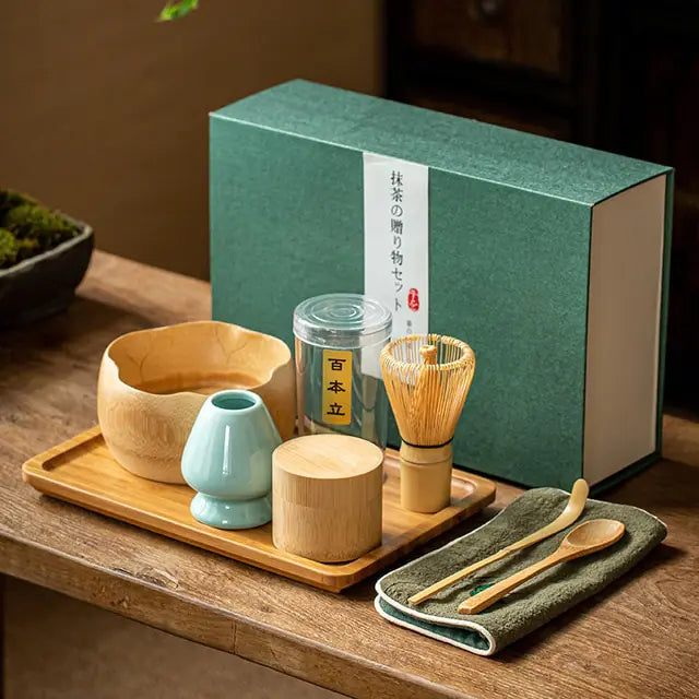 Matcha Traditionnel en Bambou