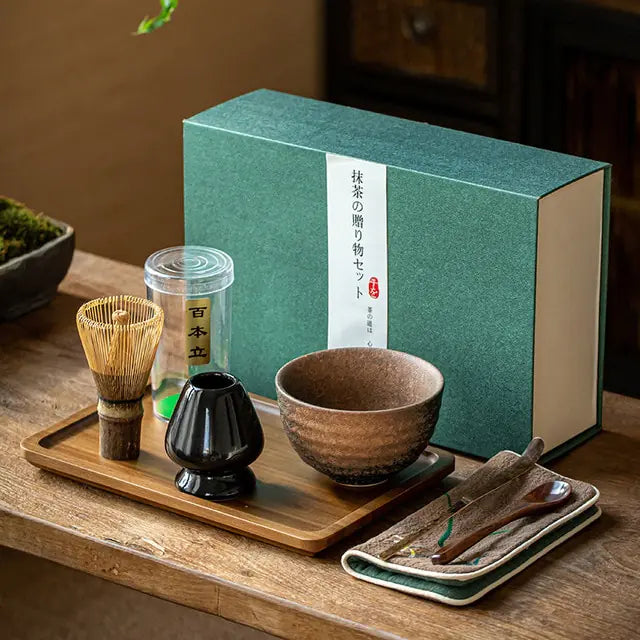 Matcha Traditionnel en Bambou