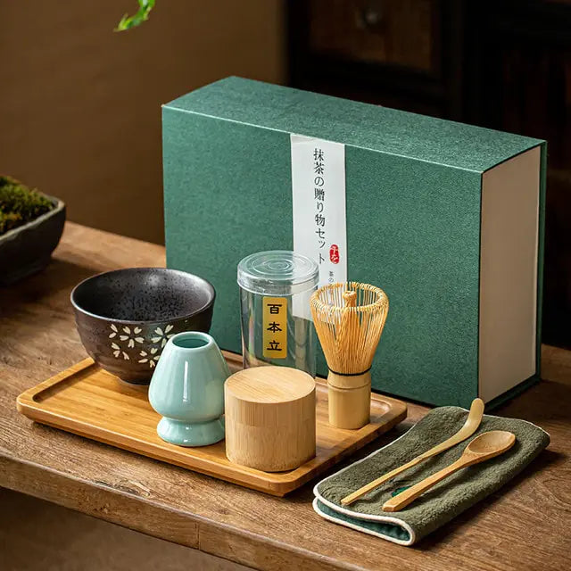 Matcha Traditionnel en Bambou