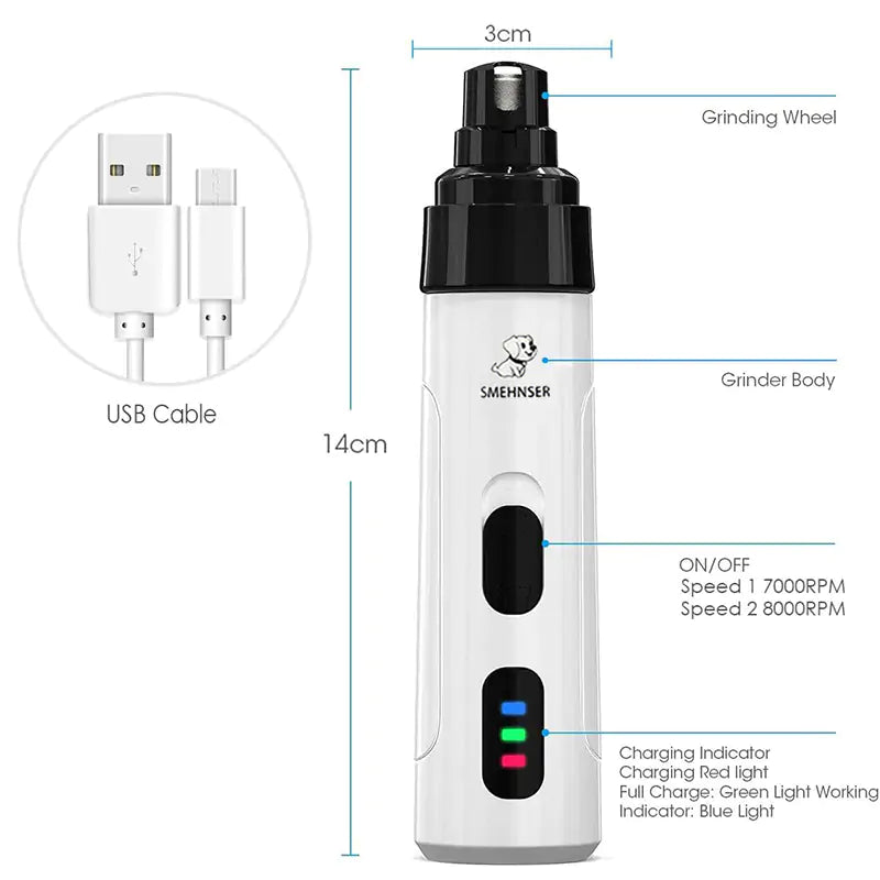Tondeuse Électrique pour Ongles de Chien